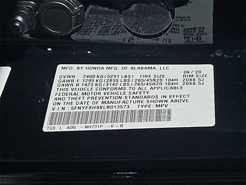 Used 2020 Honda Passport Touring image 25