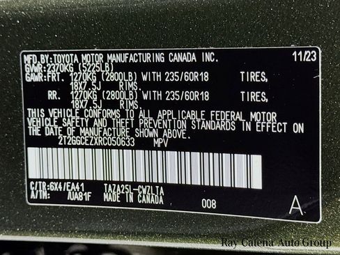 Certified 2024 Lexus NX 350 AWD w/ Vision Package image 33