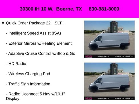 Used 2024 RAM ProMaster 2500 w/ Quick Order Package 22H SLT+ FWD image 20