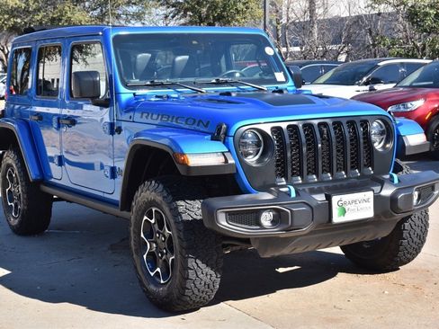 Used 2023 Jeep Wrangler Unlimited Rubicon 4xe w/ Safety Group image 4