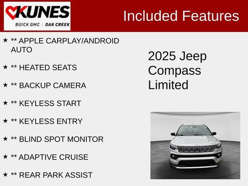 Used 2025 Jeep Compass Limited AWD/4WD image 2