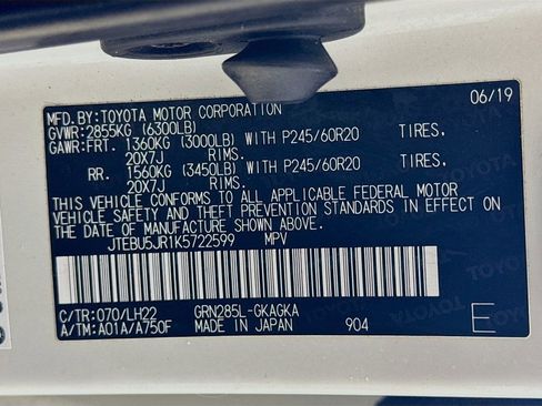 Certified 2019 Toyota 4Runner Limited image 25