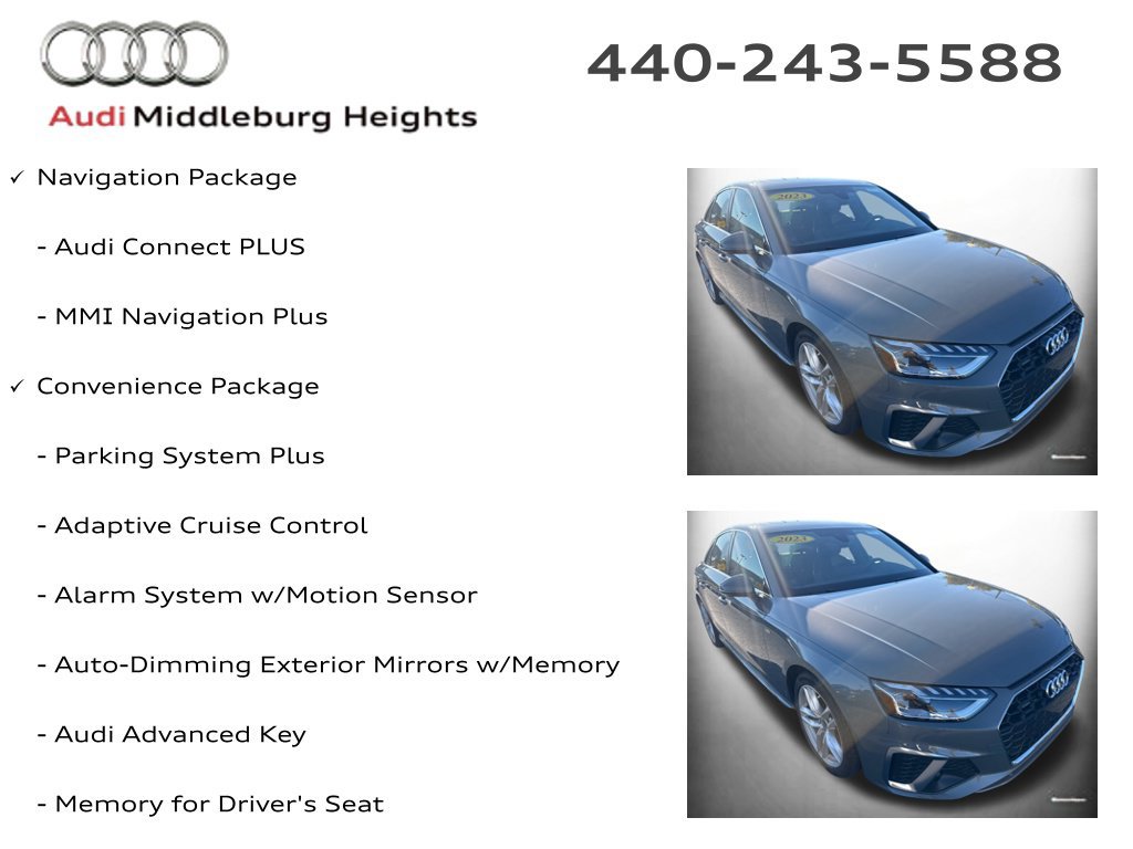 Used 2023 Audi A4 2.0T Premium Plus w/ Premium Plus Package AWD/4WD image 7