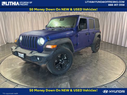 Used 2020 Jeep Wrangler Unlimited Sport image 1