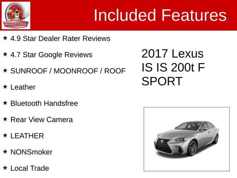 Used 2017 Lexus IS 200t RWD image 4