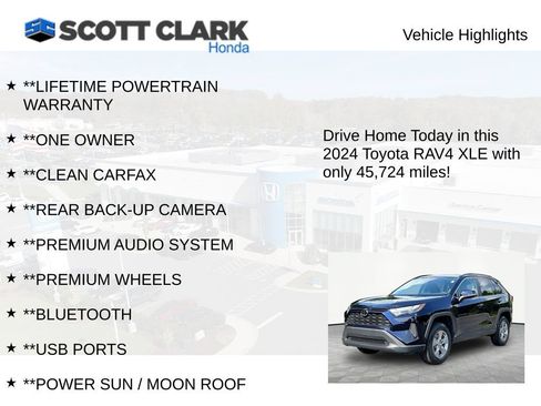 Used 2024 Toyota RAV4 XLE w/ Convenience Package FWD image 11