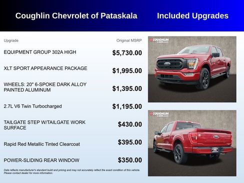 Used 2021 Ford F150 XLT w/ Equipment Group 302A High image 3