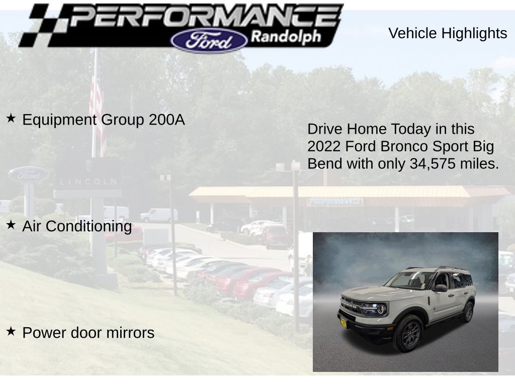Used 2022 Ford Bronco Sport Big Bend AWD/4WD image 8