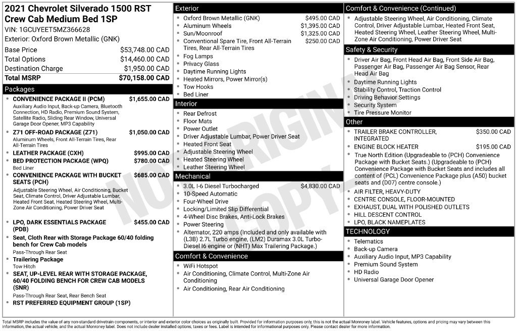 Used 2021 Chevrolet Silverado 1500 RST w/ Convenience Package II AWD/4WD image 2