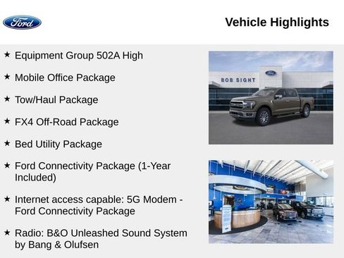 New 2026 Ford F150 Lariat w/ Equipment Group 502A High image 2