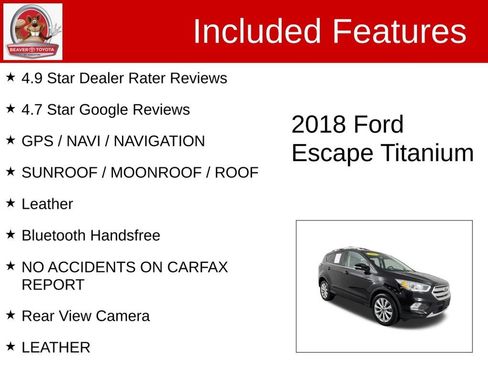 Used 2018 Ford Escape Titanium w/ Ford Safe & Smart Package AWD/4WD image 4