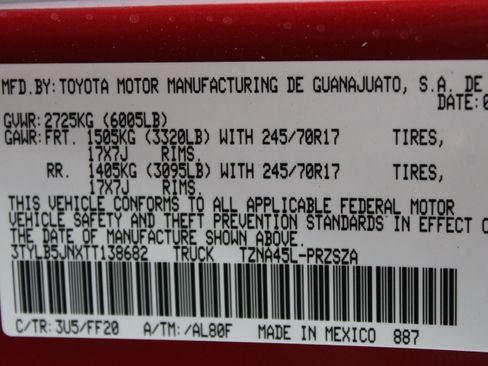 Certified 2026 Toyota Tacoma SR5 AWD/4WD image 40