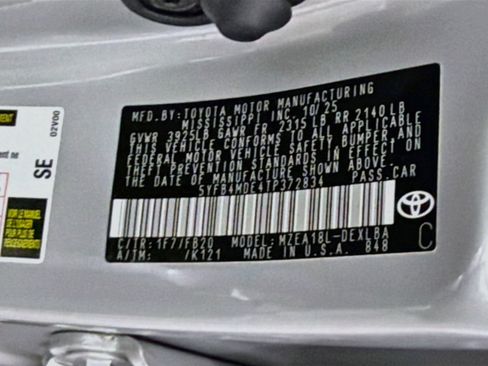 Used 2026 Toyota Corolla LE FWD image 12