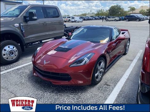 Used 2014 Chevrolet Corvette Stingray Coupe w/ 2LT Preferred Equipment Group RWD image 1