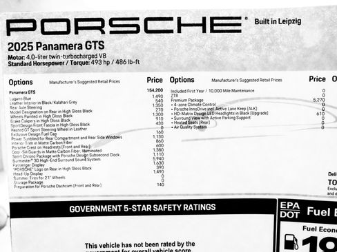 Used 2025 Porsche Panamera GTS image 33