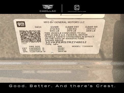 Used 2024 Cadillac XT6 Premium Luxury w/ Platinum Package FWD image 33