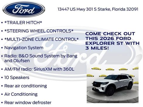 New 2026 Ford Explorer ST RWD image 15