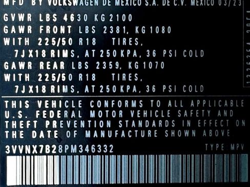 Used 2023 Volkswagen Taos SE w/ Panoramic Sunroof Package AWD/4WD image 20