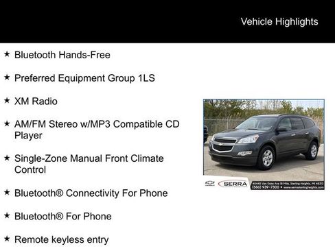 Used 2010 Chevrolet Traverse LS FWD image 4