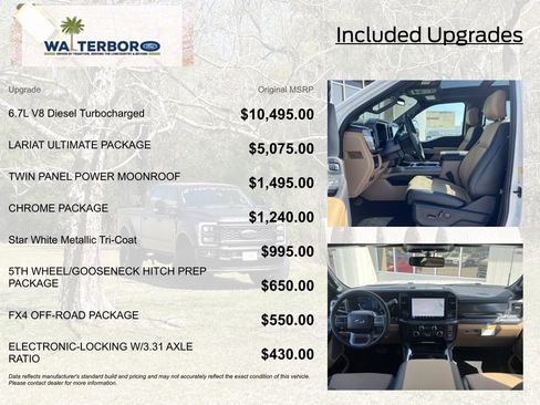 New 2025 Ford F350 Lariat w/ Lariat Ultimate Package AWD/4WD image 10