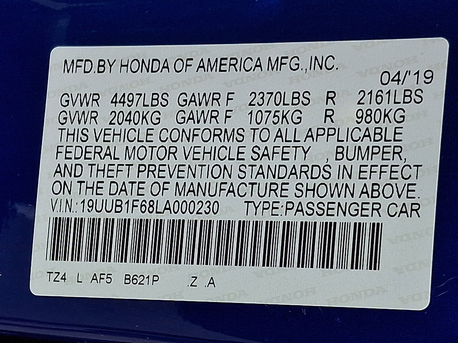 Certified 2020 Acura TLX w/ Technology & A-SPEC Package FWD image 27