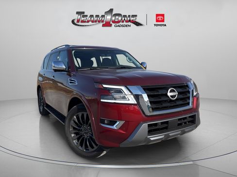 Used 2024 Nissan Armada Platinum w/ Captain's Chairs Package image 1