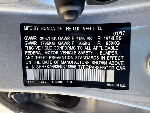 Used 2017 Honda Civic Sport Touring image 27