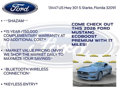 New 2026 Ford Mustang Premium RWD image 5