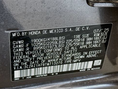 Certified 2026 Honda HR-V EX-L image 31