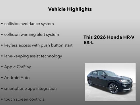 New 2026 Honda HR-V EX-L image 10
