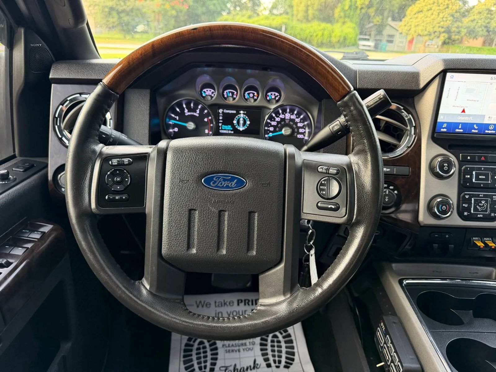 Used 2014 Ford F350 Lariat w/ Lariat Ultimate Package AWD/4WD image 13