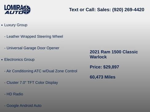 Used 2021 RAM 1500 Classic Warlock AWD/4WD image 15