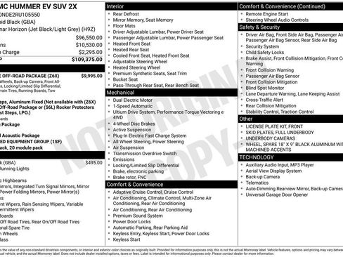 Used 2024 GMC Hummer EV 2X w/ Extreme Off-Road Package image 7