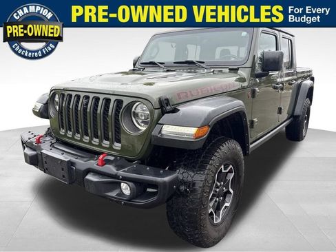 Used 2021 Jeep Gladiator Rubicon w/ Uconnect 4C Nav & Sound Group AWD/4WD image 1