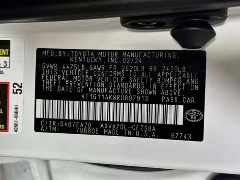 Certified 2024 Toyota Camry SE w/ Cold Weather Package FWD image 34