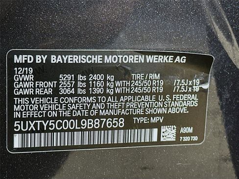 Used 2020 BMW X3 xDrive30i w/ M Sport Package 2 image 34