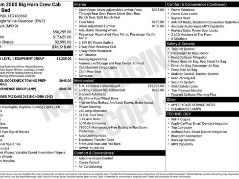 Certified 2026 RAM 2500 Big Horn image 7
