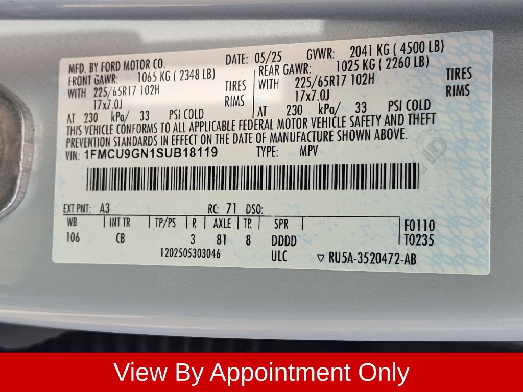 Used 2025 Ford Escape Active AWD/4WD image 34