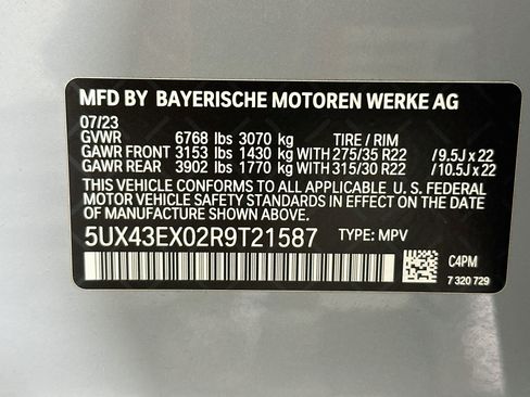 Used 2024 BMW X6 M60i AWD/4WD image 37