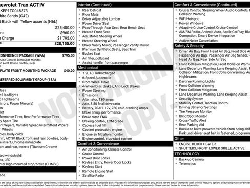 New 2026 Chevrolet Trax ACTIV w/ Driver Confidence Package image 6