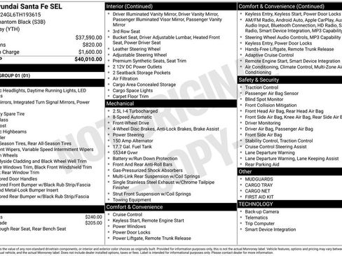 New 2026 Hyundai Santa Fe SEL image 25