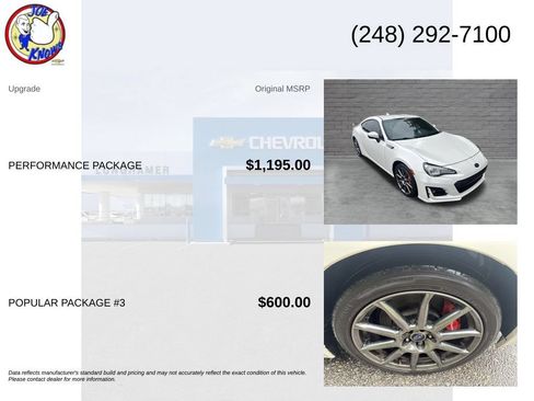 Used 2017 Subaru BRZ Limited w/ Performance Package RWD image 5