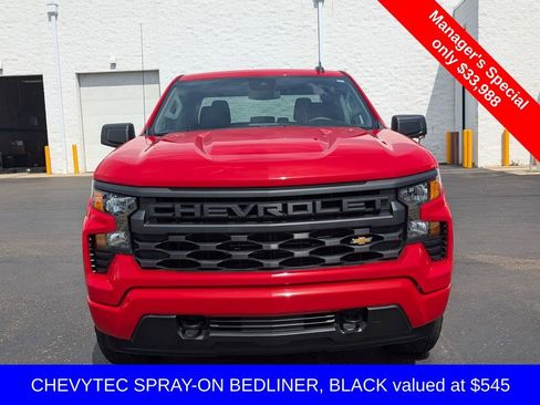 Used 2023 Chevrolet Silverado 1500 Custom w/ LPO, Dark Essentials Package AWD/4WD image 2