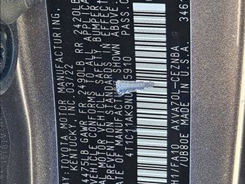 Used 2022 Toyota Camry LE image 15