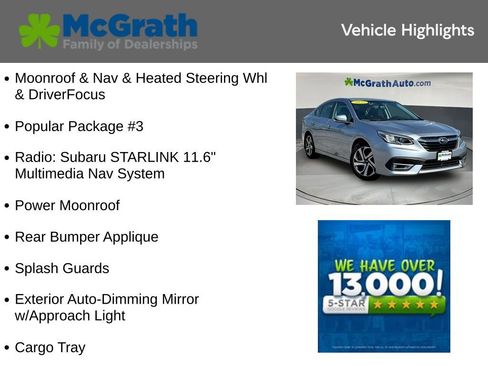Used 2022 Subaru Legacy Limited w/ Popular Package #3 AWD/4WD image 6
