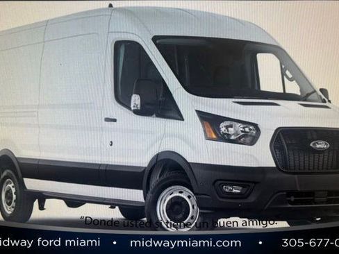 Used 2021 Ford Transit 150 Medium Roof w/ Load Area Protection Package RWD image 1