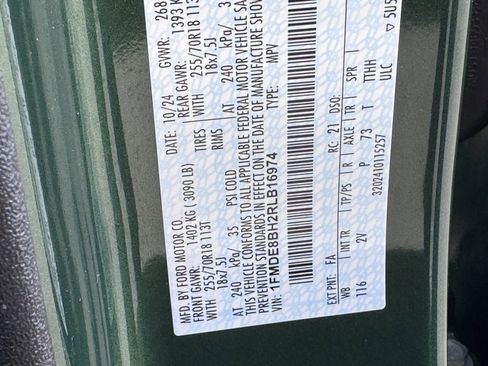 Used 2024 Ford Bronco Outer Banks image 48