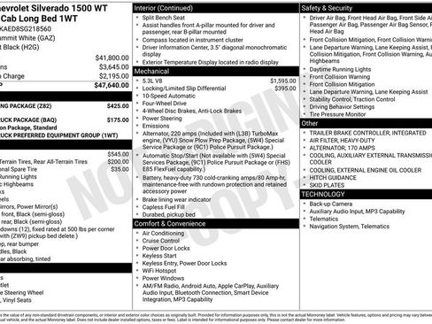 New 2025 Chevrolet Silverado 1500 W/T w/ Trailering Package AWD/4WD image 5
