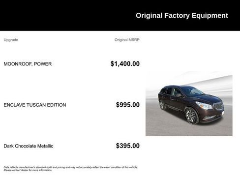 Used 2016 Buick Enclave Leather w/ Enclave Tuscan Edition image 9