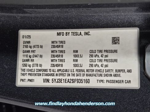 Used 2025 Tesla Model 3 Long Range RWD image 13